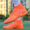 Модные мужские футбольные бутсы TF нескользящие бутсы для игры на траве кроссовки высококачественные удобные кроссовки высокие футбольные бутсы 35-46