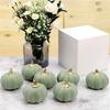 Pack of 10 Artificial Pumpkins Green Foam Pumpkins Fall Decoration for Thanksgiving Halloween Wedding Basket Display