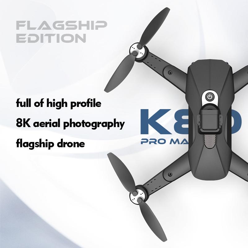 Новый дрон K80 Pro Max 5G WiFi FPV Бесщеточный двигатель 360° Лазерный обход препятствий GPS Backhaul 8K HD Двойная камера Пульт дистанционного управления Квадрокоптер Дрон Игрушка