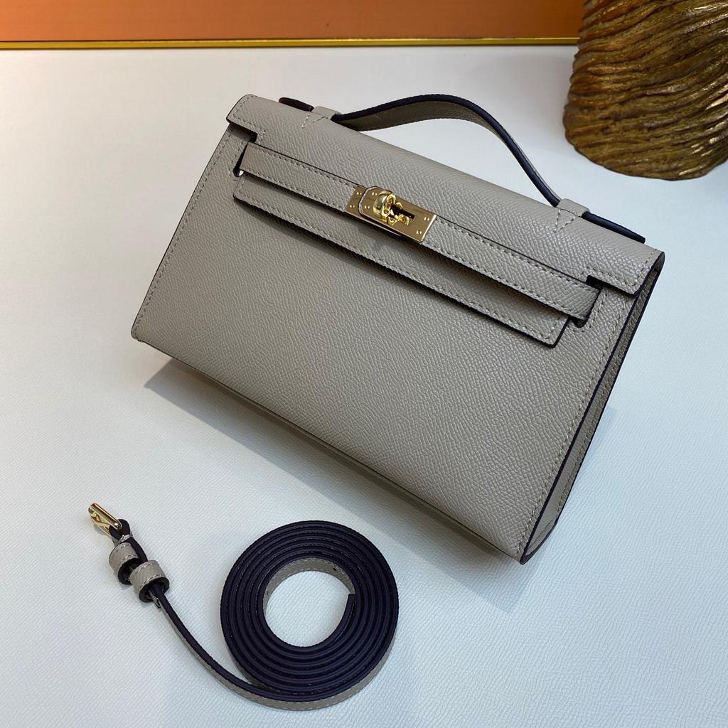 Wholesale New Generation Simple Small Square Bag Single Shoulder Oblique Span Portable First Layer Cowhide Women's Bag Sewing Line