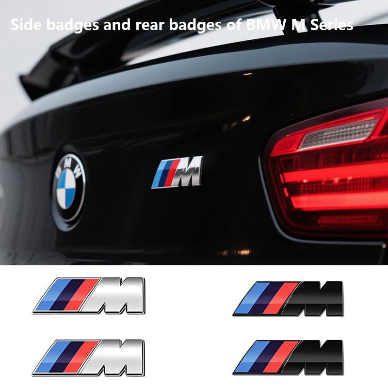 BMW M logo type pedal decoration badge, trunk badge sticker For BMW 325Li 320Li 330Li E36 G20 E46 E90 E60 F30 E39 E30 F2 E87