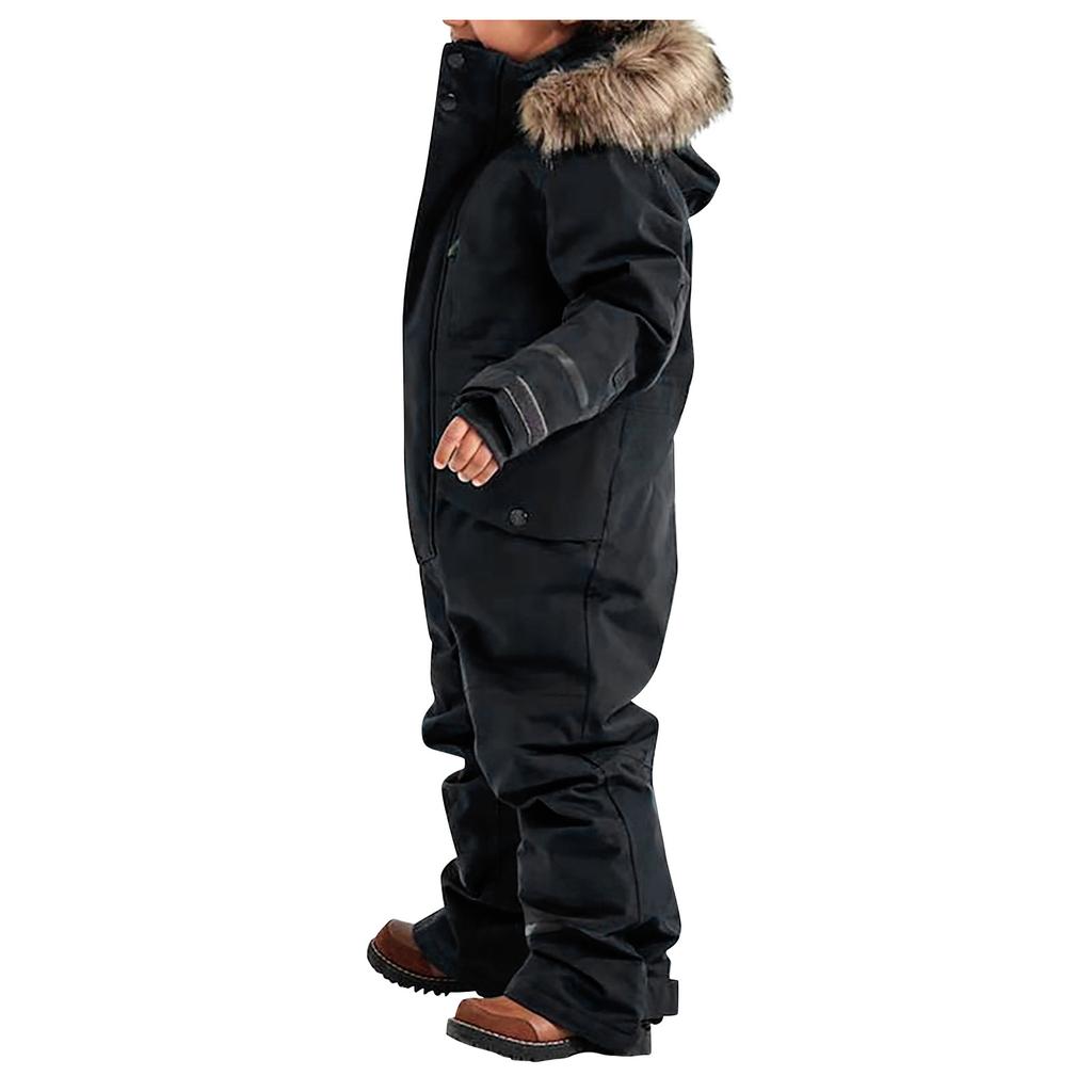 Kids Winter Colorful Ski Suit Boys Girls Snowsuits Waterproof Ski Jumpsuits Snowboard Jacket Coats