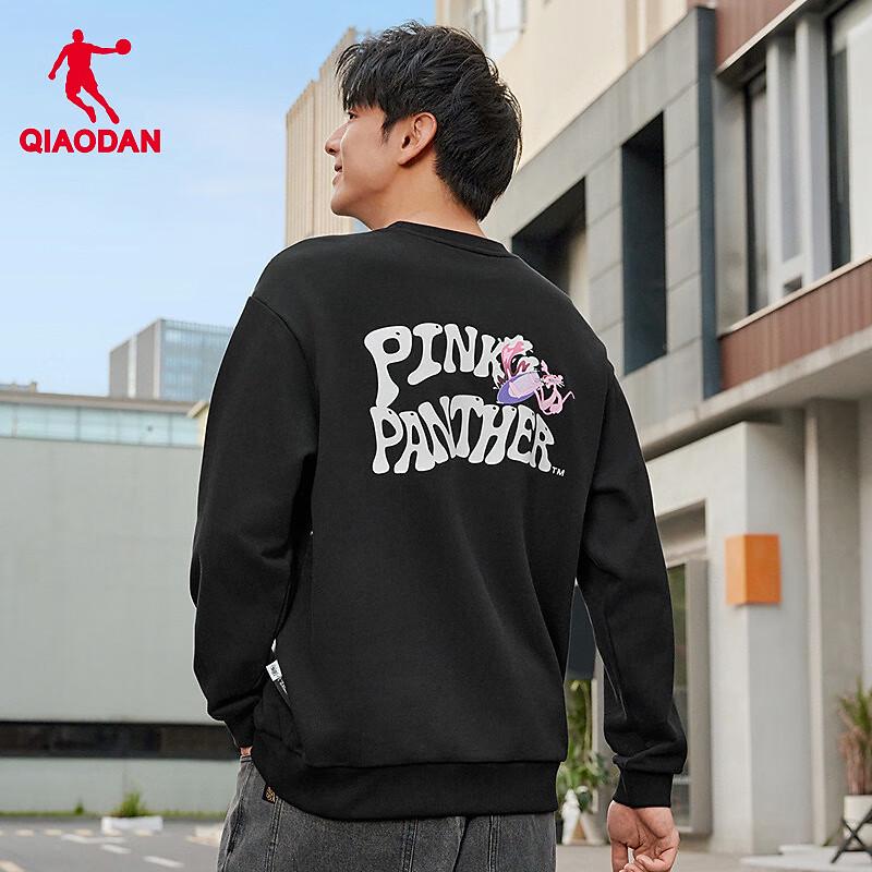 Qiaodan Pink Panther Co-branded Unisex Crewneck Sweatshirt