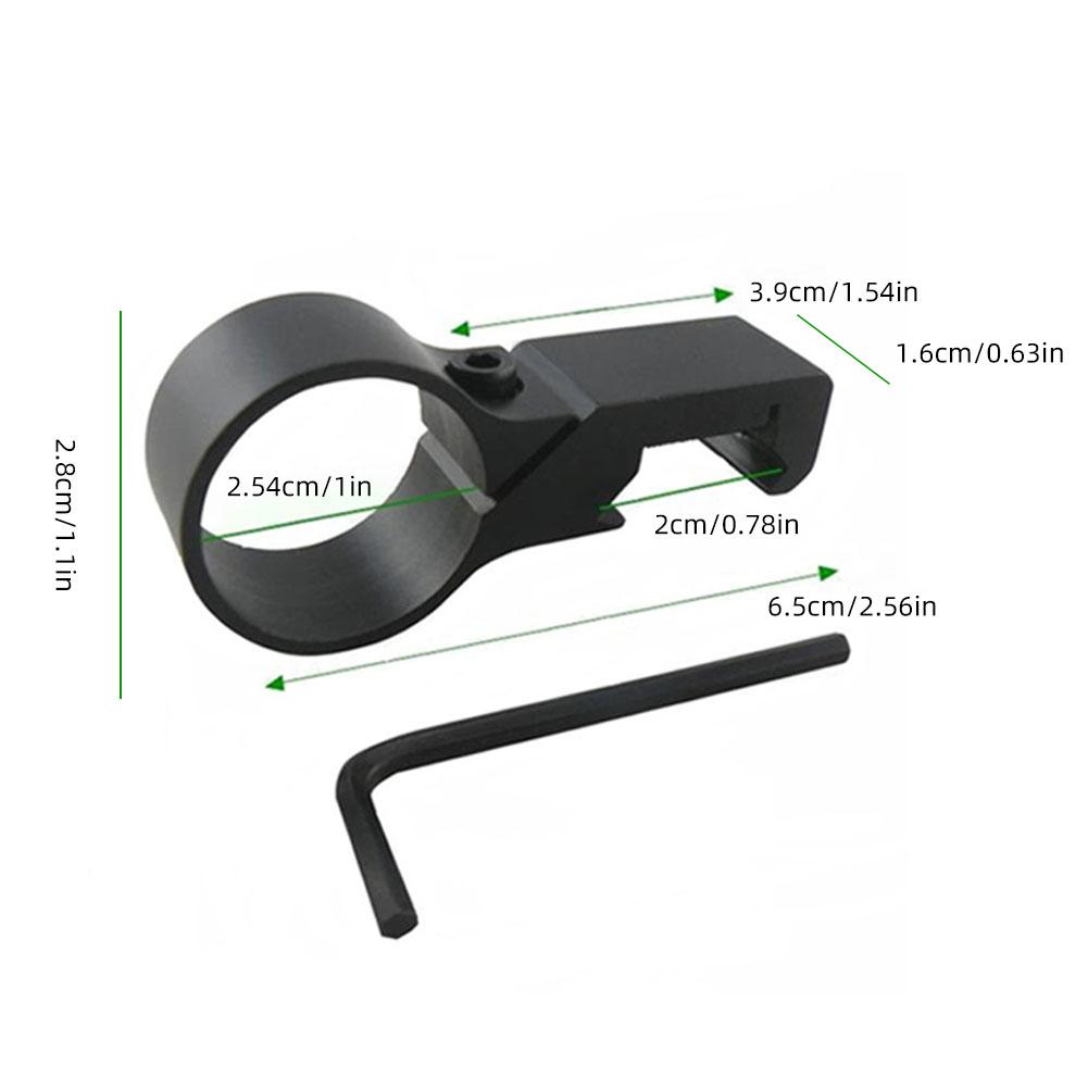 1-дюймовое боковое крепление для фонарика, быстросъемное крепление на планку Пикатинни, крепление для оружейного фонаря, крепление для лазерного прицела Mlok Hunting