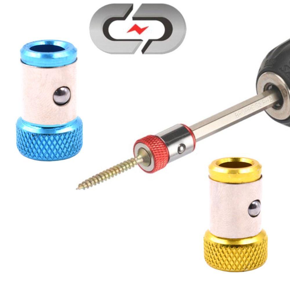 1Pcs Strong Anti-corrosion Powerful Ring Drill Tool Magnetic Ring Metal Screwdriver Bits Alloy