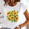 (Asian Size) Women Trend Cartoon Cute 90s Casual Top Clothing Fashion Print Lady Female  Short Sleeve T Shirt Tee Graphic T-shirts