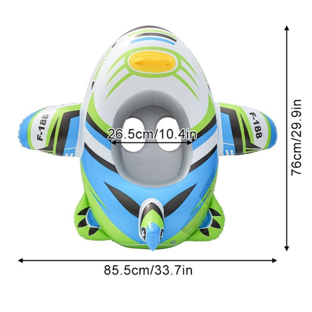 Aircraft Shape Swimming Circle Inflatable Baby Swimming Float Seat Kid