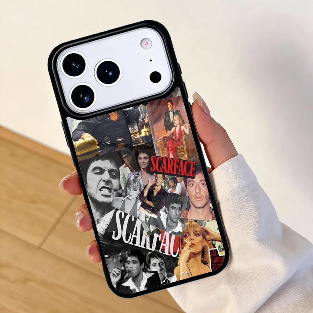 Film Scarface Tony Montana Mobile Phone Case for IPhone 17 AIR 16pro Max 15 14 13 12 11 Bumper Cover