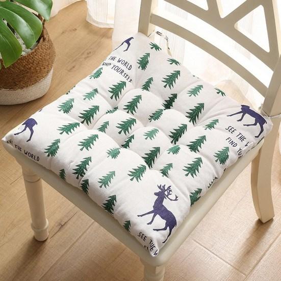 Напольная подушка Мягкая высокая устойчивость офисного общежития Стул для кабинета Более толстая подушка сиденья для двора