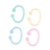 160 шт. колец из полиэтиленового материала, легкое широкое применение, кольца для книг, ключей, документов