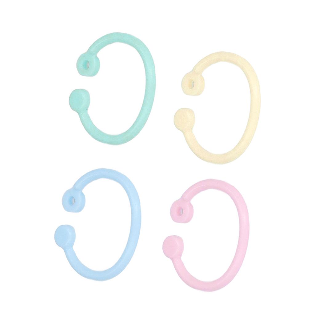 160 шт. колец из полиэтиленового материала, легкое широкое применение, кольца для книг, ключей, документов
