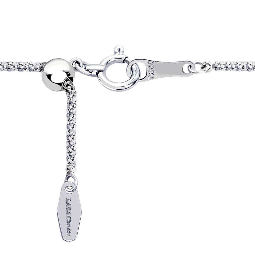 Platinum Chain Necklace Pt850 Mulberry Width Maximum 45cm Length Adjustable [Lara Christie] 1.4mm Approx. 3.8g Lc97-0039