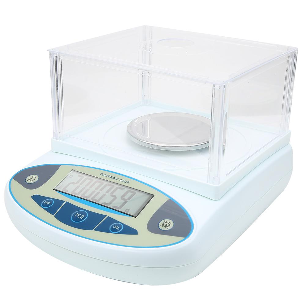1000g x0.01g Digital Lab Analytical Balance Precision Scale with 500g Weight