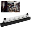 Power Distribution Block M6 Screw 6 Terminal Bus Bar   12V‑48V 150A for Automobile Boat