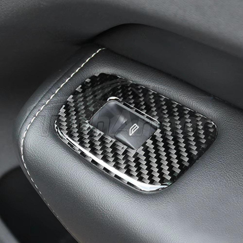 Carbon Fiber Window Switch Panel for Volvo XC60 S60 V60 2018-2024