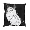 Роскошная милая наволочка для диванной подушки Frankenweenie Collection Sparky из бархата в стиле Тима Бертона для гостиной.