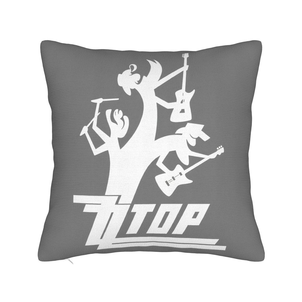 Band Zz Top Pillow Cover Retro Trendy Pillow Case For Sofa Bedroom Home Decor Design Pillowcases Birthday Gift