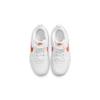 Nike Кроссовки для скейтбординга Court Borough 2 Low top Детские Бело-оранжевые Для детей от 3 до 7 лет BQ5451-114