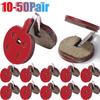 10-50pair MTB Mountain Bike Brake Pads Bicycle Resin Semi-Metallic Disc Brake Parts for BB8 NOVELA YINXING BOLIDS FOREVIR