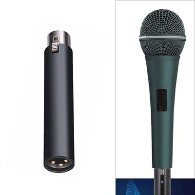 Портативный динамический микрофонный предусилитель 48 В фантомный источник питания усилитель для динамических микрофонов с шумоподавлением