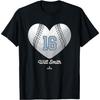 Бейсбольная футболка с сердцем и номером Уилла Смита Лос-Анджелес MLBPA