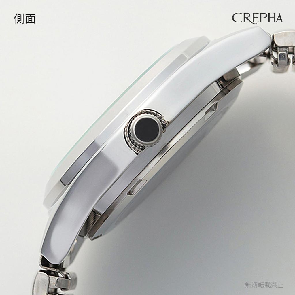 [Klefa] Аналоговые женские часы с водонепроницаемым металлическим ремешком, серебристые TE-AL011-WTS