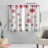 2 шт., 2D плоская печать Шторы Рулонные шторы Праздничная метель Полиэстер (без стержня) Праздничное использование для гостиной, офиса,