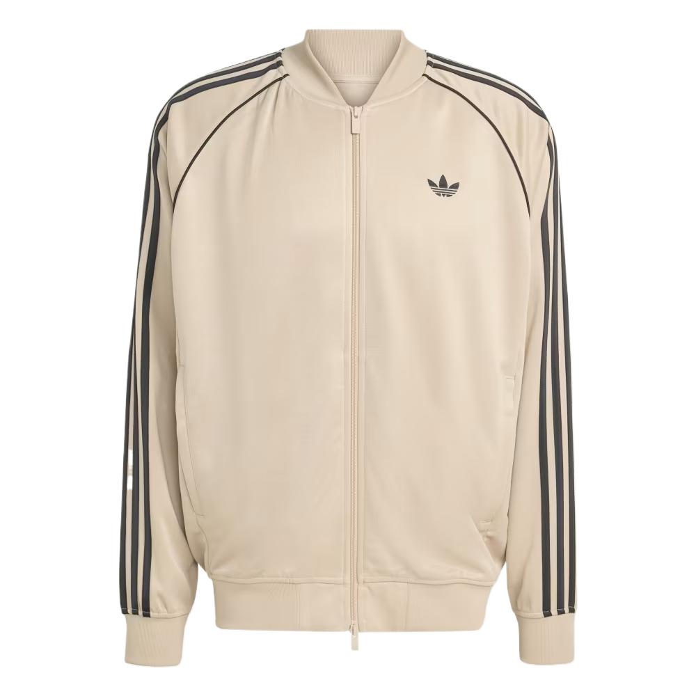adidas Мужская куртка Originals Adicolor Sst Свободный крой Молния Полоска Однотонная Куртки Мужские KC8524