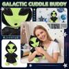 Плюшевая Инопланетная Кукла Мягкая Мягкая Игрушка в Капюшоне Мягкий Тканевый Материал Коллекционная Плюшевая Игрушка для Украшения или Подарка