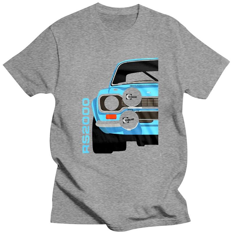 Men WomenAmerican Classic Car Escort Blue Mk1 Rs2000 Car White 2019 Unisexs New Fashion Brand Clothing Tops Unisex T Shirt Clothes