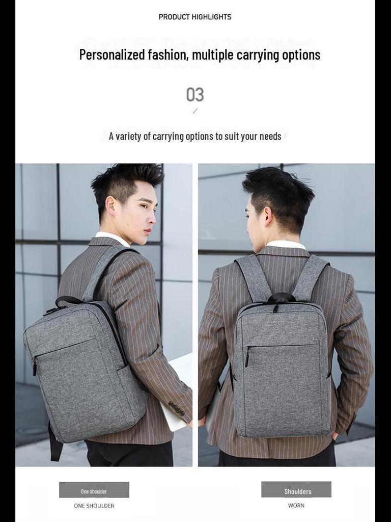 Рюкзак унисекс в деловом стиле для повседневного ношения в корейском стиле 2023 года