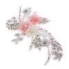Delicate Nail Bead Sequines Embroidery Lace Patch Applique Sewing Supplies