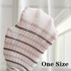 New Korean Style Cotton Socks Small Flower Light Mid-calf Socks Grey Checkered Breathable Boneless Pile Socks Spring Summer