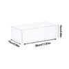 1pcs Clear Acrylic Display Case Countertop Box Organizer Stand Dustproof Protection Showcase Display Box