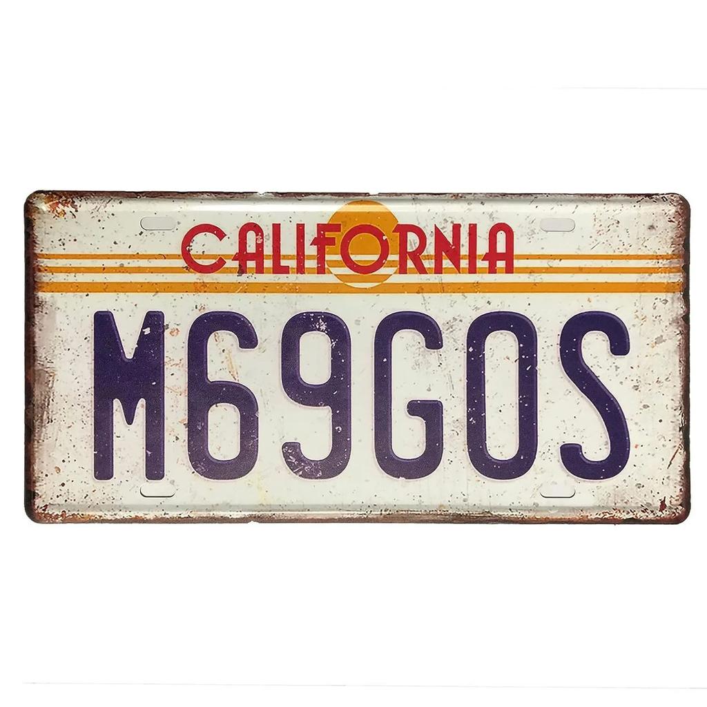 Винтажный номерной знак, ржавый металлический знак, передняя часть автомобиля, персонализированный номерной знак, новинка, старый номерной знак, декор для гаража, бара, клуба, кафе
