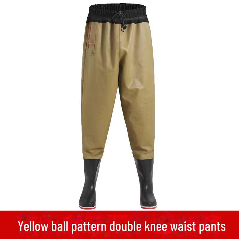 Модель Yili 23, высокие вейдерсы с 3D-карманами из ПВХ и резиновыми сапогами