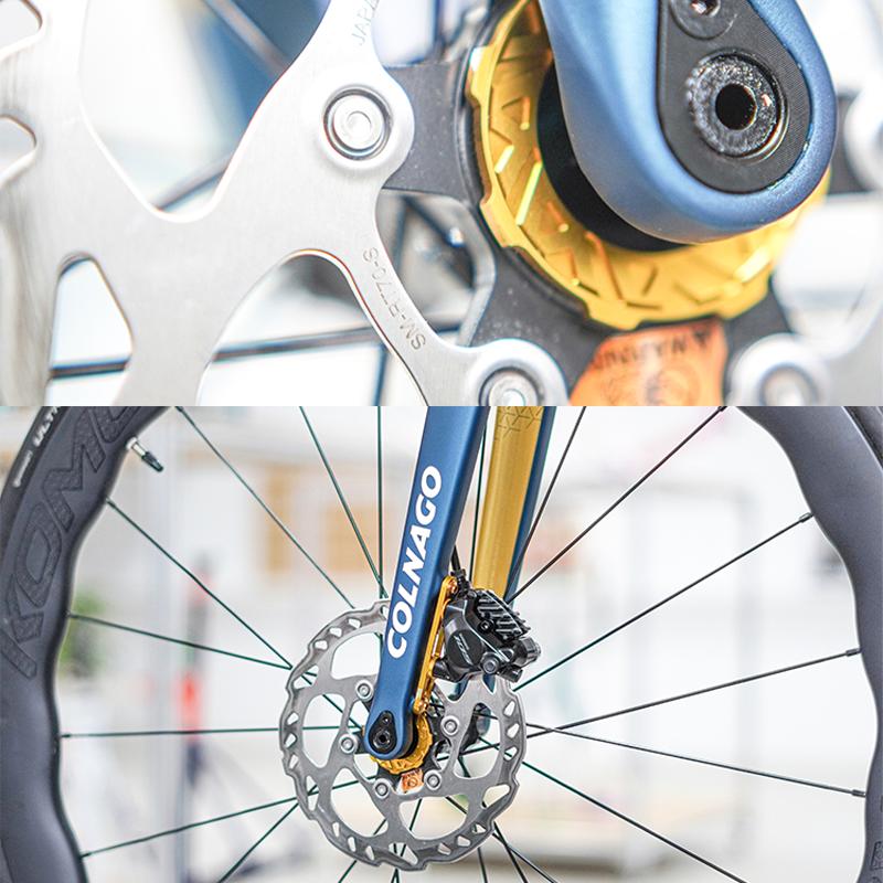 Chaser For Road Bike MTB Bike Ultra-Lightweight 12mm 6-Bolt Disc to Center Lock Conversion Bike Center Lock Disc Brake Cover