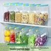 Cross-border Fresh-keeping Zipper Bags for Food Storage - Widened Design for Fridge and Freezer