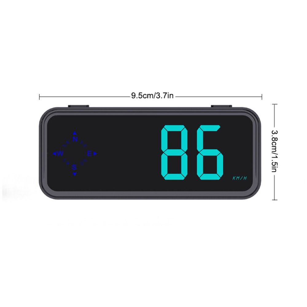 3in1 GPS Car Digital Speedometer Digital Clock Vehicle Speed Meter Safe Travel
