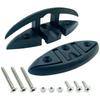 Marine Nylon 5" Folding Cleat,Flip Up Dock Cleat,Boat Kayak Mooring Cleat Accessories(2 Pcs)