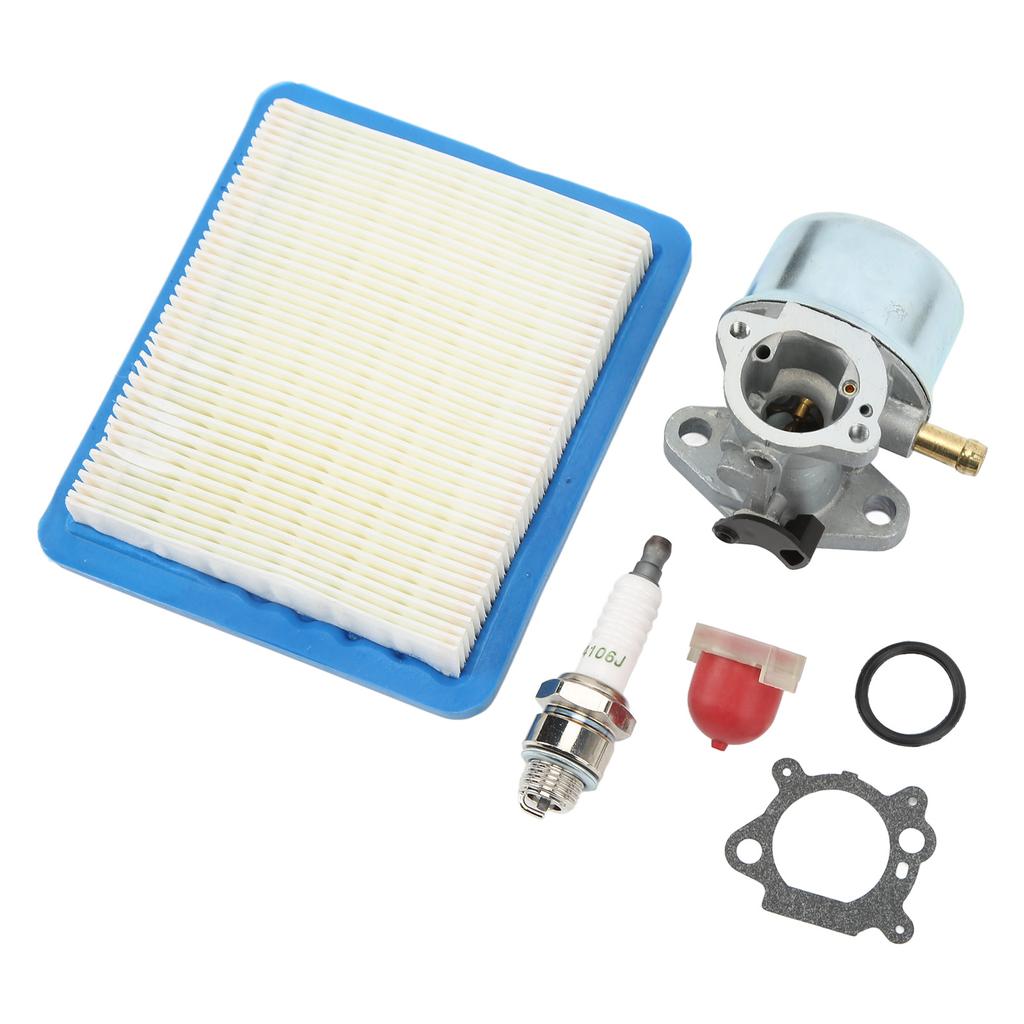 Алюминиевый карбюратор для газонокосилки со свечой зажигания, прокладкой и воздушным фильтром для 12G882 12G887 12H702 12H707