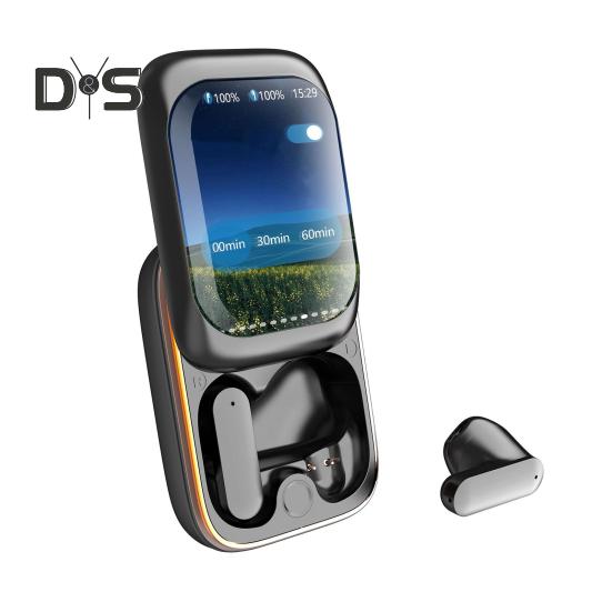 Беспроводные наушники-вкладыши с поддержкой Bluetooth, низким уровнем задержки и шумоподавлением, интеллектуальные полноцветные сенсорные слайдеры-наушники