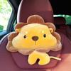 Автомобильный подголовник для защиты шеи, автомобильный мультяшный японский кролик, женское автокресло, подушка для шейного позвонка, практичный плюшевый автомобильный подголовник