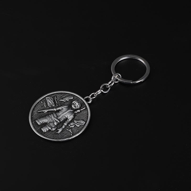 Популярный 12 см брелок-подвеска PlayerUnknown's Battlegrounds из металла