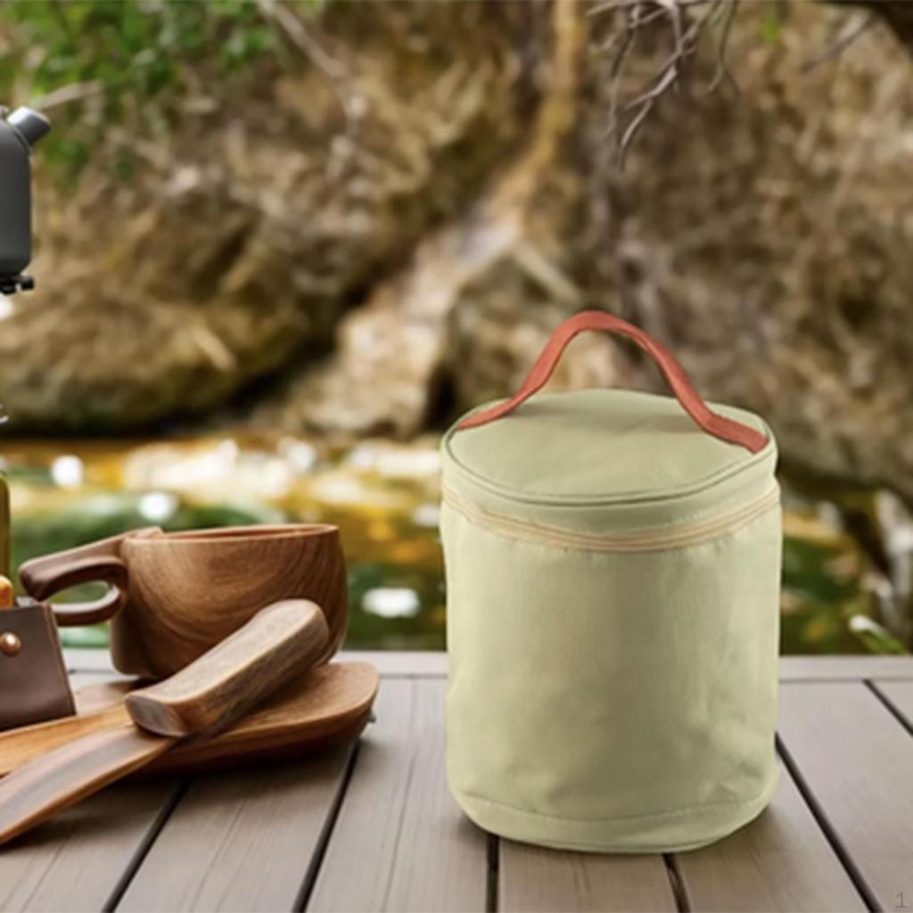 Camping Cassette Gas Tank Organizer Bag Protective Cover Wear Resistant Multifunctional Cylinder