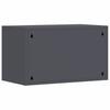 Wall Mounted Garage Cabinet with Gas Spring Door Anthracite