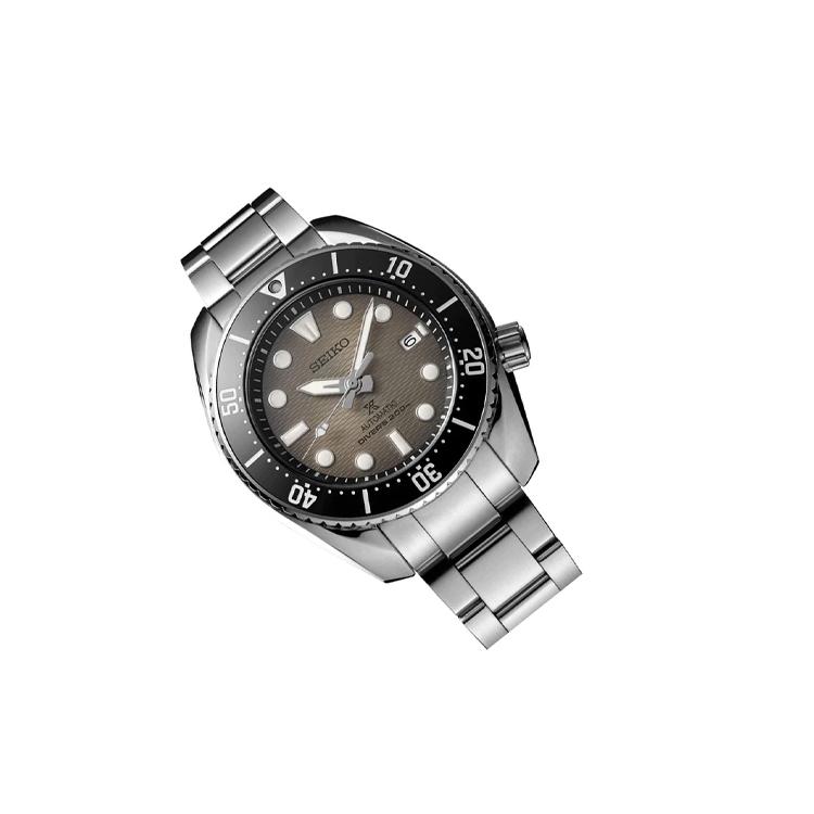 Seiko Мужские часы 45 мм SPB323J, водонепроницаемые 200 м, автоматический механический механизм, ремешок из нержавеющей стали