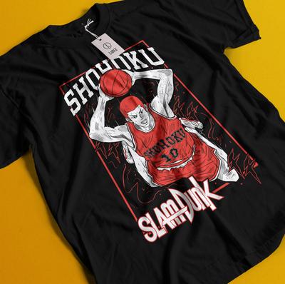 Футболка Slam Dunk Командная Баскетбольная Аниме Ханамичи Футболка Рёта Акира