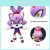 Плюшевые игрушки Sonic Bruz, мультяшная мягкая набивная кукла, подходит для детей, милая аниме-плюшевая игрушка, идеальный подарок