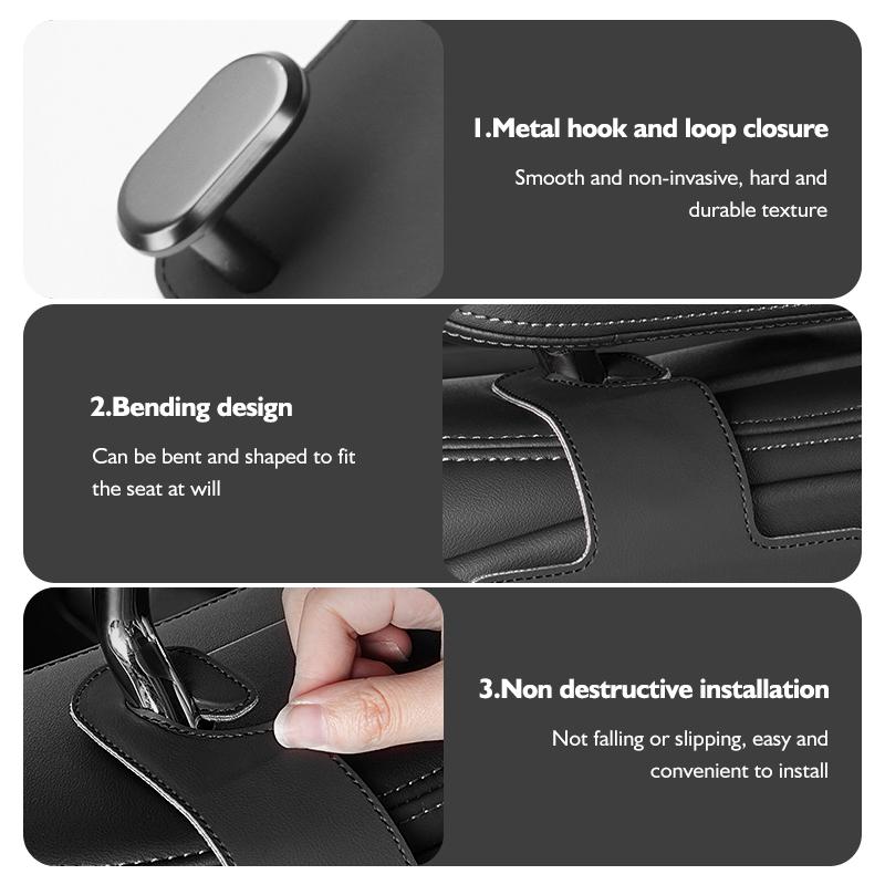 Car Back Headrest Hanger Hook Rear Seat Hanging Holder Organizer For KIA Rio K5 K2 Sportage Ceed Sorento Picanto Stinger Soul